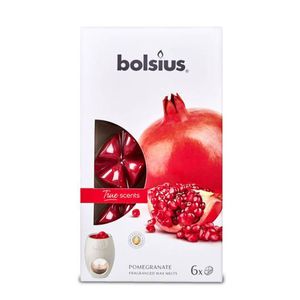 Bolsius Aromatic Wax Melts Granatapfel, 6er Pack