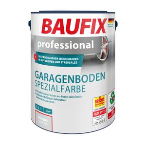 BAUFIX professional Garagenboden Spezialfarbe lichtgrau matt, 5 Liter, Beton- und Bodenfarbe