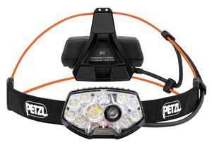 Petzl NAO RL - Stirnband-Taschenlampe - Schwarz - Orange - Tasten - IPX4 - Akkustand - CE