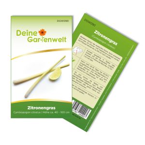 Zitronengras  Samen - Cymbopogon citratus - Zitronengrassamen - Kräutersamen - Saatgut für 100 Pflanzen
