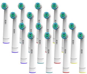 16 x Ersatzbürsten Aufsteckbürsten für Oral B Precision Clean Zahnbürsten