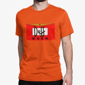 Bio Oversize T-Shirt Baumwolle Duff Beer Bier Funny Party Simpson Shirt