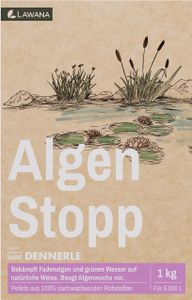 Lawana Algen Stopp, 1 kg - Bekämpft Fadenalgen und grünes Wasser auf natürliche Weise. Beugt Algenwuchs vor.