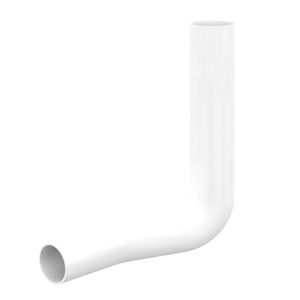 SANIT Spülbogen - 40 mm links versetzt - für WC-Spülkasten - PVC weiß