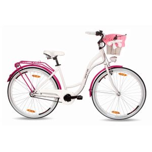 Goetze CityBike Style 28 Zoll 3 Gang Shimano Tiefeinsteiger Damen City Bike mit Korb