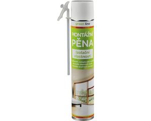 Montážna pena 750 ml rúrková GREEN LINE
