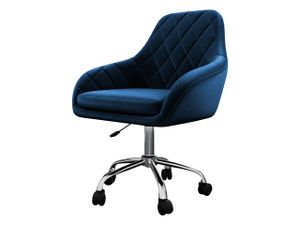Mirjan24 Bürosessel Muz 1018-1, Ergonomisch Drehstühle, Stilvoll Schreibtischstuhl, Komfort Bürostuhl (Farbe: 67-Blau)