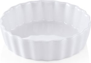 Tortenform Ø 10 cm weiß, Porzellan Tarteform