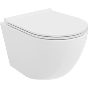 Mexen Lena miska wc Rimless z deską wolnoopadającą slim, duroplast, biała - 30220500