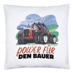 Power Für Den Bauer Kissen Inkl Füllung Geschenkidee Bauern Bauernhof Fans Farmer Landwirtschaft Traktor Trecker