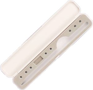 Case2go - Puzdro na pero na stylus - Silikón a plast - Vhodné pre Apple Pencil 1 a 2 - Šedá