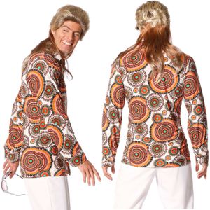 70er Jahre Kostüm Disco Retro Herren Super 1970er 70s Hippie Eurovision Karneval Gr. S/M