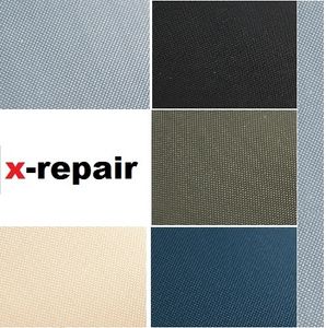 x-repair Patch selbstklebender Reparatur Aufkleber Nylon Flicken für Zelte, Rucksack, Markisen, Schlauchboot, Luftmatratze grau 2 Stück 140 x 140 mm