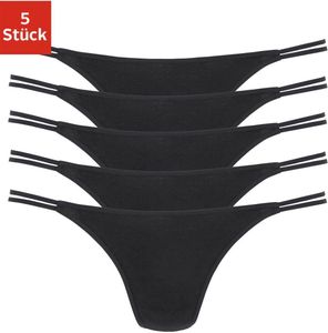 VIVANCE String 5 er-Pack schwarz Größe 32/34