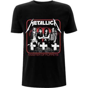 Metallica - "Master Of Puppets" T-Shirt für Herren/Damen Unisex RO4060 (M) (Schwarz)