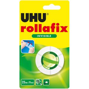 UHU Klebefilm rollafix invisible 19 mm x 25 m