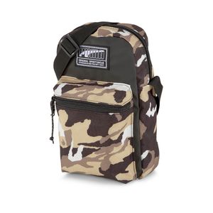 PUMA Unisex Umhängetasche - Academy Portable, Crossbody, Logo, 25x15x6,5cm (HxBxT) Camouflage