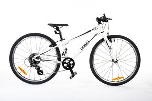 Detský bicykel ultra light 24" biely/čierny