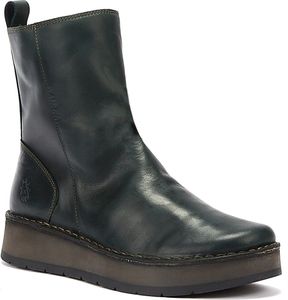 Fly London RENO053 Frauen Plattform Sohle Stiefelette Benz  – 4 Großbritannien - 37 EU - 6,5/7 US / Benzin