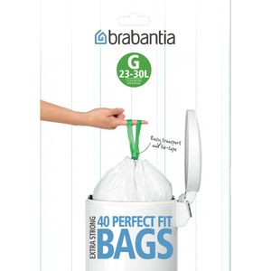 Brabantia PerfectFit Müllbeutel Typ G 25-30 L, 40 Stck