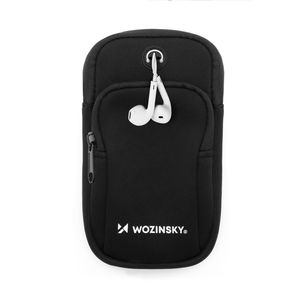 Wozinsky sportovní pouzdro na mobil Black