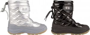 Winter-Grip Snow Boots Girls Quilt Silber / Grau Größe 25