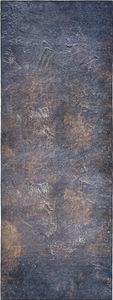 Mazovia Dywan Szary Kuchenny Abstrakcyjny - Kuchnia - Niskie Runo - Prostokąt - Pranie w Pralce Antypoślizgowy - 80x200 cm