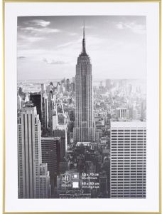 Henzo Fotorahmen - Manhattan - Fotogröße 60x80 cm - Gold