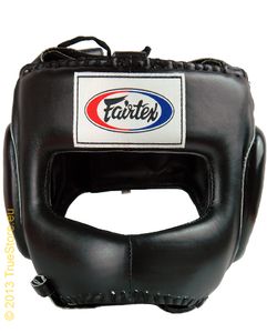 Fairtex HG4 Kopfschutz Full Face, Farbe Schwarz