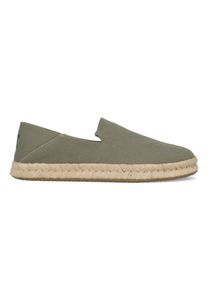 TOMS Herren Espadrilles SANTIAGO 10020071 - vetiver grey, Größe:41 EU