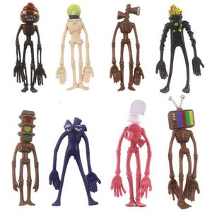 8Pcs / Set Siren Head Actionfigur Spielzeug Kinder Geschenk