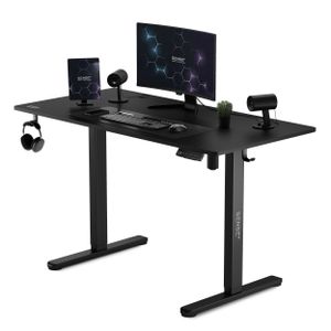 Sense7 Nojo Computertisch Gamingtisch Schreibtisch, 120 x 60 cm, elektrische Höhenverstellung, Memory-Funktion, Kopfhörerhalter, Kabelorganisator