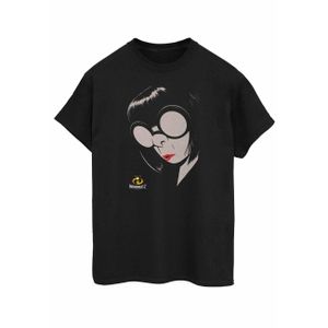 Disney - "The Incredibles Edna" T-Shirt für Damen BI51879 (S) (Schwarz)