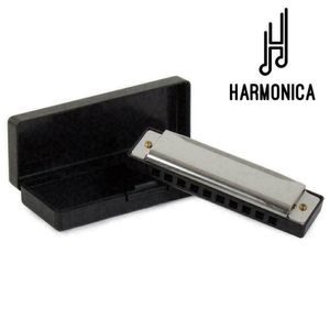 HARMONICA Hochwertige Metall C-Dur Mundharmonica Mundharmonika 10Loch diatonisch