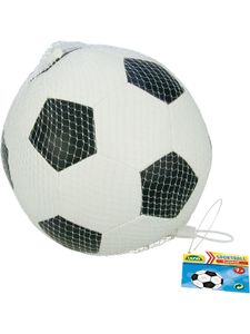 LENA Sport Soft-Fußball, 18 cm Softbälle Fußball Spielbälle Si976 LENA Soft-Fußball, 18 cm, Softball schwarz/weiß, Ball zum Spielen Outdoor, ab 12 Monaten