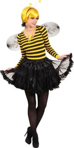 Bienen-Kostüm Zubehör-Set Flügel und Haarreif für Damen