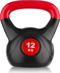 Gymtek® Kettlebell Dumbbell - 12kg závaží - kettlebell, houpací činka, závaží s míčem pro domácí posilovnu, fitness, pilates, silový trénink
