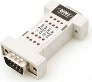 System-S RS232 to RS232 Tester Diagnosewerkzeug (ca. 1,8 x 3,4 x 6,4 cm) mit LED Leuchten Anzeige