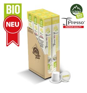 Krauseminze Tee - 60 Teekapseln | La Natura Lifestyle by Tpresso Organic 120g| biobasiert | Nespresso®*³ kompatible