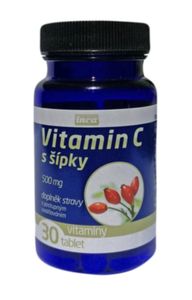 Inca Vitamín C 30 tablet / Vitamin C / Vitamín C s postupným uvolňováním obohacený o šipky