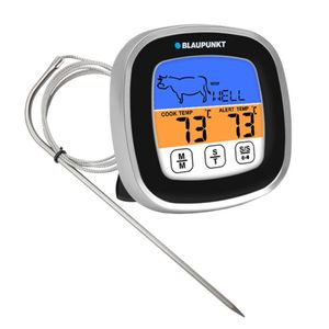 Blaupunkt FTM501 - Digitales Grillthermometer mit 5 Kochstufen und 8 Fleischsorten, Kochthermometer -20 bis 300 ℃, Magnetständer