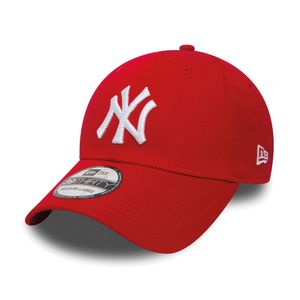 Kšiltovka New Era 39thirty MLB League Basic NY Yankees Scarlet White - S/M