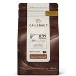 Callebaut - Recipe n°823 NV  - 1 kg Vollmilch Schokoladenkuvertüre Callebaut, Schokoladenchips/Callets