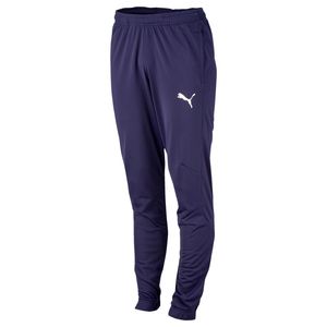 Puma Jogginghose Herren lang mit Reißverschluss am Beinabschluss, Größe:XL, Farbe:Blau