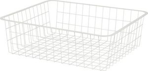Drahtkorb 48,2x40,6x14,7 cm weiß