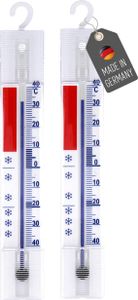 Lantelme 2 Stück Kühlschrankthermometer für Gefrierschrank Kühlschrank Kühltruhe