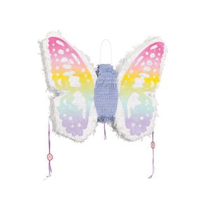 Schmetterling Pinata weiß pastell