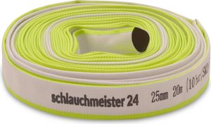 Ø 1 Zoll - 25 mm, 20 Meter Industrieschlauch | Bauschlauch | Flachschlauch