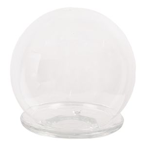 Clayre &amp; Eef 6GL4446 Dzwonek szklany przezroczysty Ø 15x16 cm