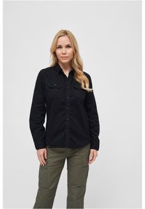 Brandit - Damen Vintage Longsleeve Hemd BLACK-M